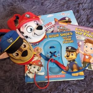 Paw Patrol Slippers with 3 Books